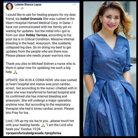 isabel granada cause of death